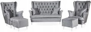 Zestaw wypoczynkowy sofa + 2 fotele Family Meble