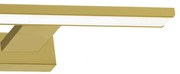 Kinkiet PINTO SATIN GOLD 7W LED 30cm, listwa złota