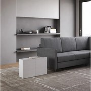 Lawka dolna rozkładana 26x72/300 cm Evolve Frassino biała wewnętrzne przedłużenia