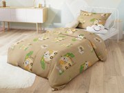 PrzytulneMieszkanie.pl PrzytulneMieszkanie.pl Pościel dziecięca SAFARI TOURS brązowa