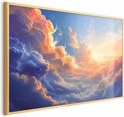 Plakat Symfonia barw 30x21 cm z ramą złotą bez marginesu ARTGEIST B