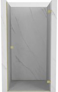 Mexen Lunar-B drzwi prysznicowe uchylne prawe 70 cm, transparent, złote szczotkowane - 832-070-000-55-00-P