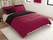 PrzytulneMieszkanie.pl PrzytulneMieszkanie.pl Pościel bawełniana MONOCHROMATIC bordowa Rozmiar pościeli: 70 x 90 cm | 140 x 200 cm