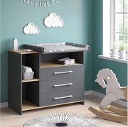 Przewijak antracyt/złoty dąb 113x53.1x93 oskar