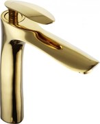Mexen Lily bateria umywalkowa wysoka, złota - 73610-50