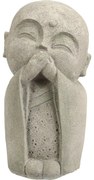 Dekoracja ogrodowa Buddha nie mówi, 14,5 x 27 x 13 cm, polyresin