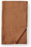 Brązowy bawełniany koc 150x200 cm Jaipur Chunky Waffle – Pineapple Elephant