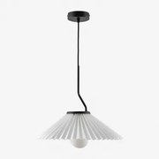 Lampa Sufitowa Z Metalu I Tkaniny Suellen Ø36 Cm - Sklum