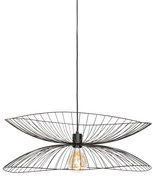Designerska lampa wisząca czarna 66cm - Pua