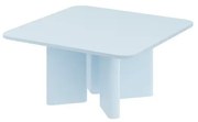 Stolik kawowy DIVERSO 80x80 jasny niebieski HUBERTUS
