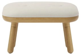 Biało-naturalny stołek Paff Low – UMAGE