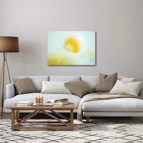 Obraz - Żółty motyl (70x50 cm)