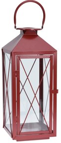 Zestaw metalowych latarenek Reds 3 szt., czerwony