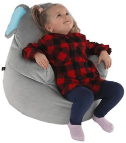 Puf dla dzieci Słonik Baby, 55 x 50 cm