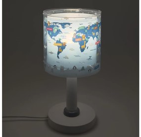 Dalber 40671 - Lampka dziecięca LED WORLD 1xG4/4W/230V niebieska