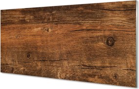 Szklany Panel Sęki na Drewnianej Desce