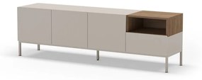 Kremowa szafka pod TV 180x55 cm Cailin – Marckeric