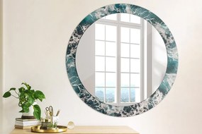 Lustro dekoracyjne okrągłe Burzliwe morze