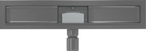 Mexen Flat korpus do odpływu liniowego 60 cm, gun gray szczotkowany - 1E15060