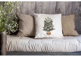 Poszewka na poduszkę ze świątecznym motywem 45x45 cm Festive Tree – Butter Kings