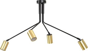 Czarna nowoczesna lampa sufitowa- 3X D060 W1-R78