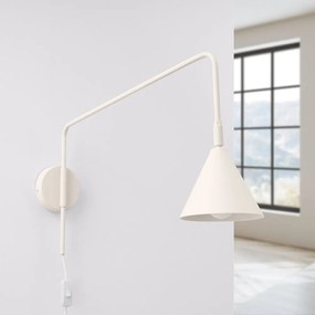 Kremowy kinkiet do kontaktu ø 14 cm Zylo – Sollux