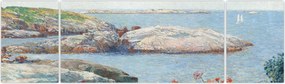 Obraz - Childe Hassam, Poppies,  Isles of Shoals, reprodukcje (170x50 cm)