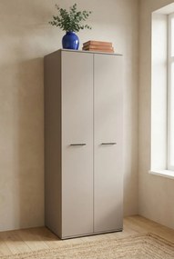 Kaszmirowa szafa dwudrzwiowa na ubrania z drążkiem F9-C76