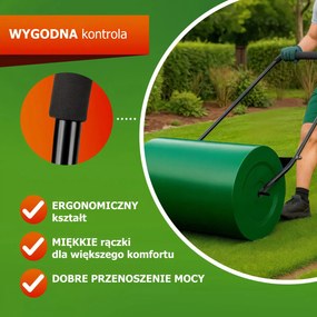 Wałek do trawnika FARMER, 57cm, zielona Jurhan