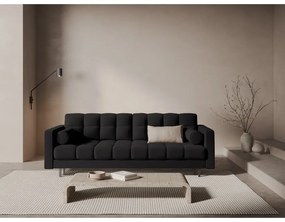 Ciemnoszara rozkładana sofa ze schowkiem 222 cm Bali – Cosmopolitan Design
