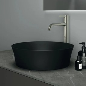 Ceramiczna okrągła umywalka w kolorze matowej czerni ø 40 cm Ipalyss – Ideal Standard