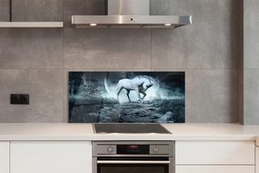 Panel nad Blat Kuchenny Jednorożec w Blasku Księżyca