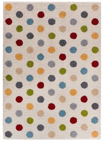 Kremowy dywan 133x190 cm Norge Dots – Universal