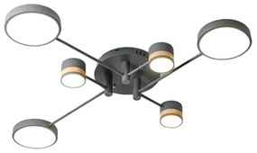 LAMPA SUFITOWA APP529-6C Szara