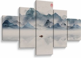 Obraz - Dolina Gór Błękitnych (125x70 cm)