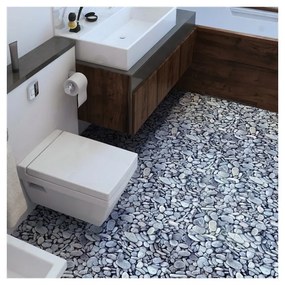 Naklejka na podłogę Ambiance Slab Stickers Pebble, 40x40 cm