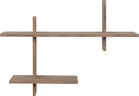 Półka Ovada, Brązowy, 15x60x44 cm, Kendra Home