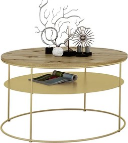 Nowoczesny stolik kawowy dąb artisan H5-M07