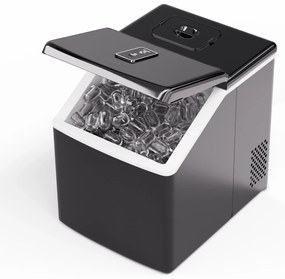 Klarstein Clearcube kostkarka do lodu, przezroczyste kostki lodu, 13 kg/doba