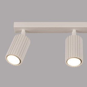 Listwa oświetleniowa 3-punktowa KARBON 3L beżowa ryflowana SOLLUX  LIGHTING