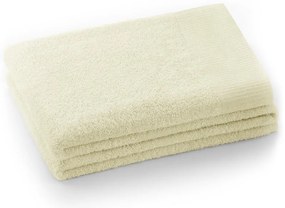Kremowy bawełniany ręcznik frotte 50x100 cm Amari – Restilo
