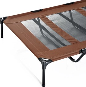 PawHut Sofa dla psa Łóżko dla zwierząt 122x92x23cm Legowisko dla psa Kolor kawowy i czarny | Aosom PL