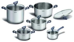 Zestaw garnków ze stali nierdzewnej 10 el. Daily Cook – Tefal