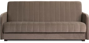 Sofa z Funkcją Spania PORTO Wersalka Rozkładana Dwuosobowa Beżowa Nowoczesna do Salonu