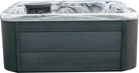 JACUZZI OGRODOWE WANNA  SPA 5-OSOBOWA WHITE OBUDOWA ANTRACYT 195x195 CM