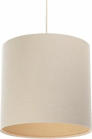 Lampa wisząca BOHO LEN TUBA 40 kremowa