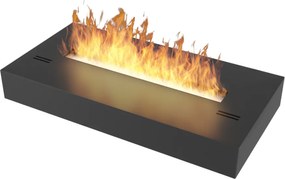 Wkład palnika na bioetanol ze stali nierdzewnej w kolorze matowej czerni, 60 cm