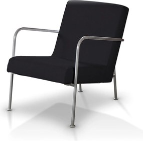 Pokrowiec na fotel Ikea PS kolor czarny tkanina strukturalna