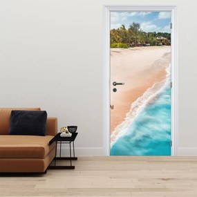 Fototapeta na drzwi - Bieg po plaży (95x205cm)