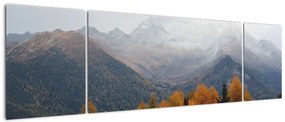 Obraz - Widok na grzbiety górskie (170x50 cm)